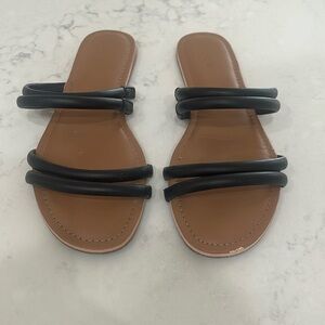 J. Crew Size 8 Black Sandals